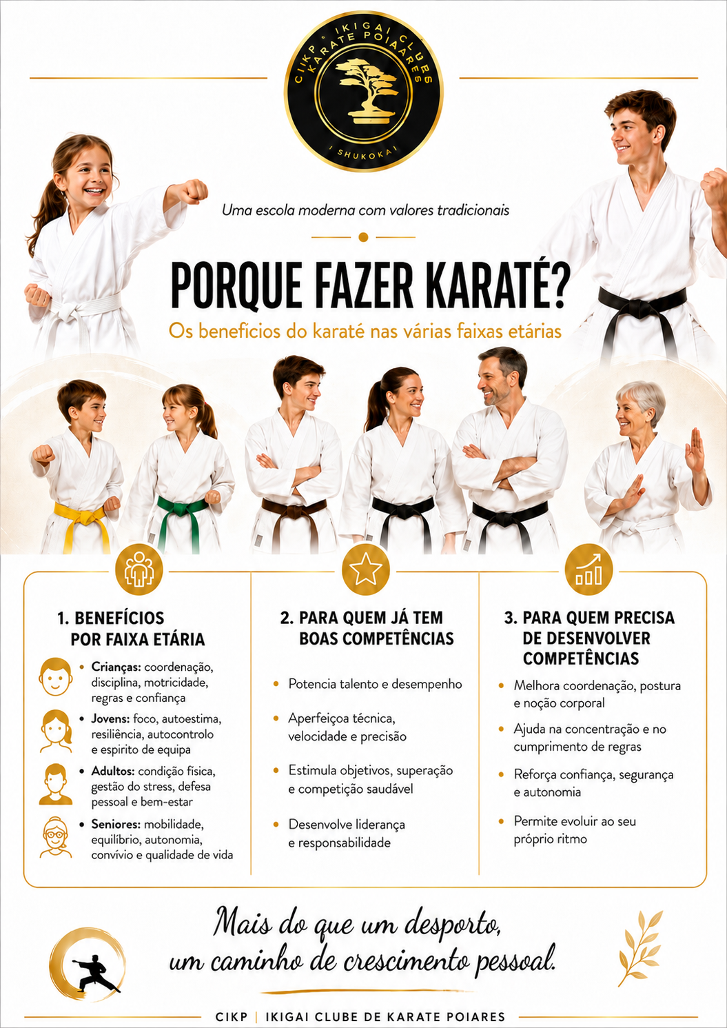 Karaté para todas as idades